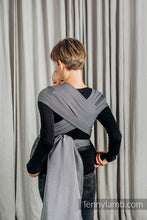 Load image into Gallery viewer, Lenny Lamb Wrap-Tai - LITTLE HERRINGBONE OMBRE GREY
