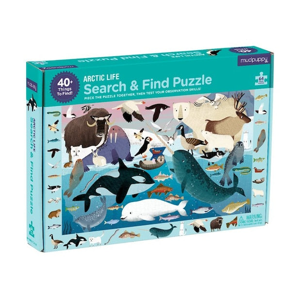 Seek & Find Puzzle Arctic Life