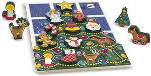 Melissa & Doug Holiday Tree Chunky Puzzle