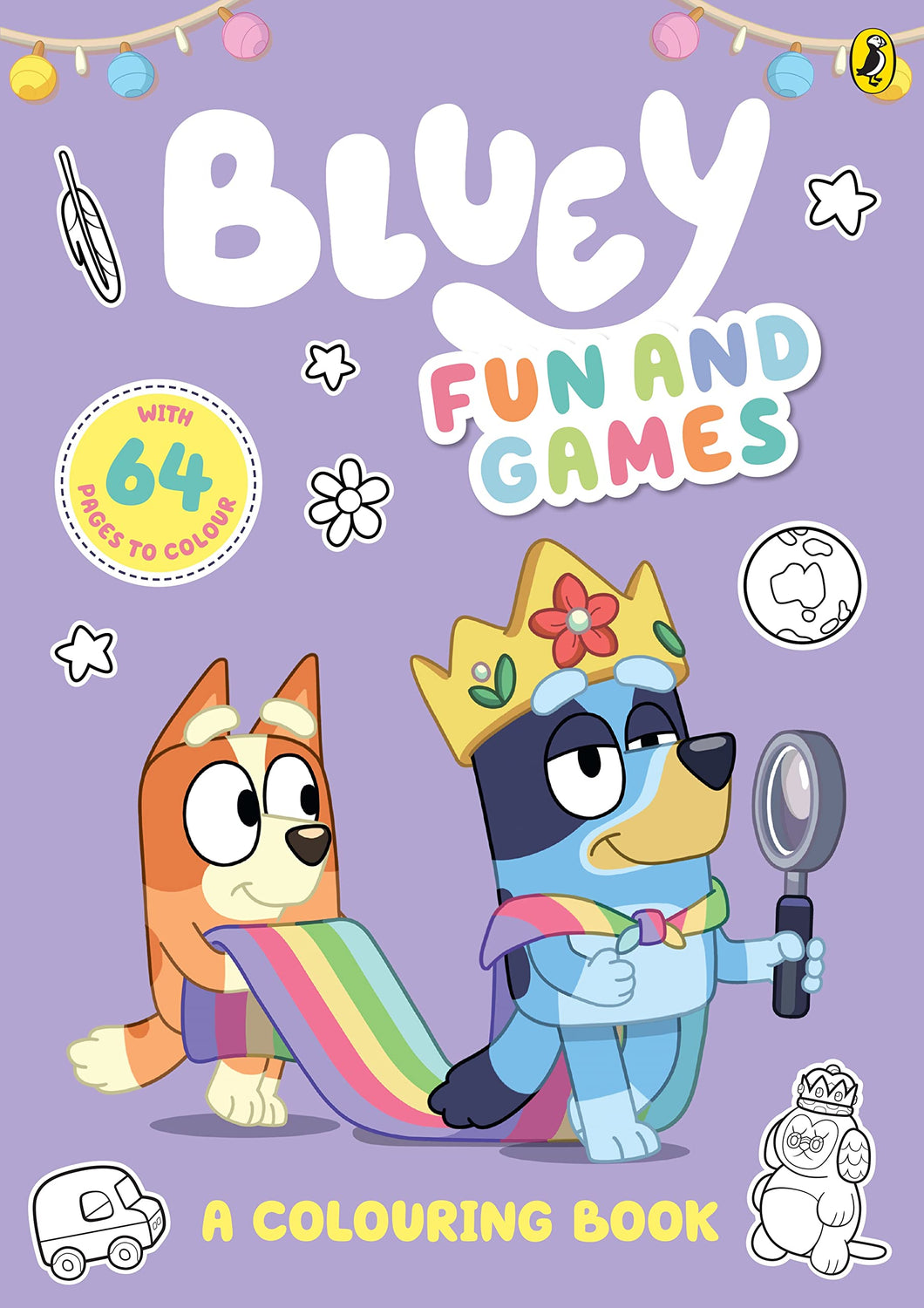 Bluey: Fun & Games Colouring Book